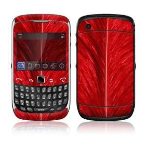  BlackBerry Curve 3G 9300 Decal Skin   Red Feather 