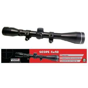   Swiss Arms 4x40 Scope with weaver/picatinny rings