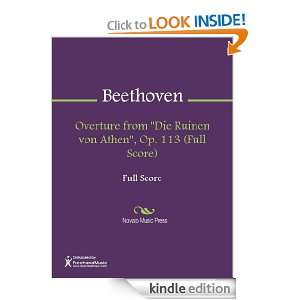 Overture from Die Ruinen von Athen, Op. 113 (Full Score) Sheet Music 