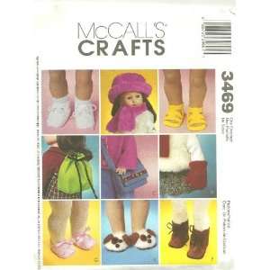  McCalls Patterns M3469 18 Inch Doll Accessories, One Size 