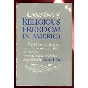  Cornerstones of Religious Freedom in America joseph blau Books