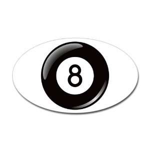 Sticker (Oval) 8 Ball Pool Billiards 