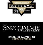 Snoqualmie Reserve Cabernet Sauvignon 2000 