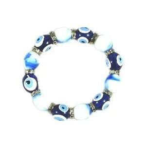  Dark Blue Evil Eye Bracelet: Arts, Crafts & Sewing