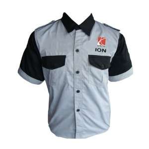  Saturn Ion Crew Shirt Gray and Black