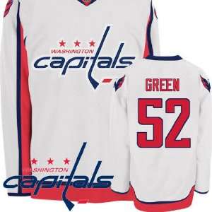   Capitals Authentic NHL Jerseys Mike Green AWAY White Hockey Jersey