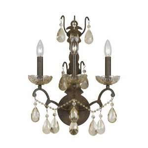 Triarch 32460/3 Versailles Collection 3 Light Wall Sconce 