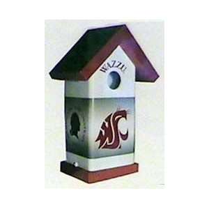  NCAA Washington State Cougars Logo Bird House