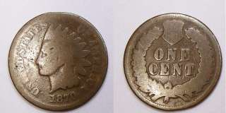 1870 Indian Cent KEY DATE WT 7  