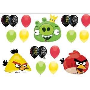  Angry Birds Pig and Red & Yellow Bird Birthday Party 