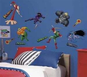 29 New BATMAN BRAVE & THE BOLD Wall Stickers Decals 034878737843 