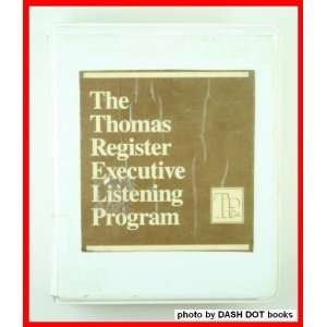  Thomas Register Executive Listening Program/Book and 2 