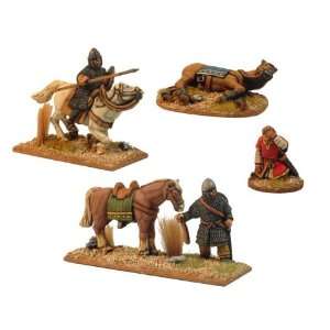   Miniatures   Dark Ages Norman Cavalry Characters (3) Toys & Games