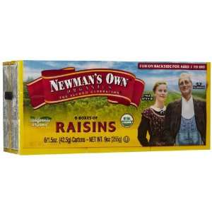 Newmans Own Raisins Box ( 12X6/1.5 Oz) image may vary  