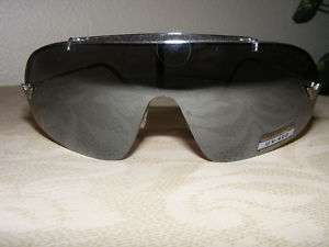 Designer Inspired Black and Silver Frame Sunglasses  