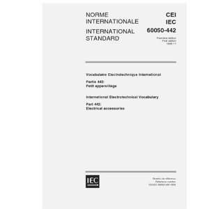 IEC 60050 442 Ed. 1.0 b1998, International 