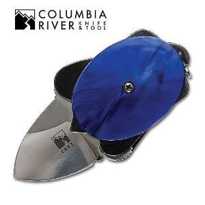  Columbia River Folding Knife Turtle Black: Sports 