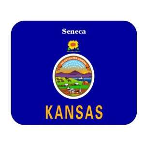    US State Flag   Seneca, Kansas (KS) Mouse Pad 