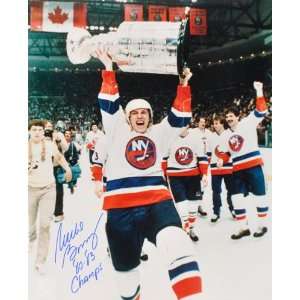 Mike Bossy Signed 16x20 w/80 83 Champs