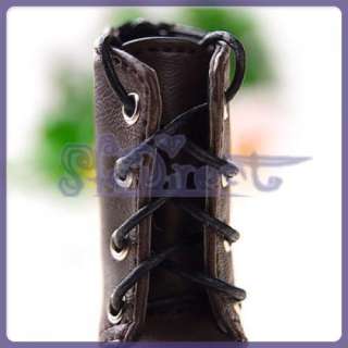 Boots Lace Up Back Zip Shoes For BJD MSD DOD LUTS  