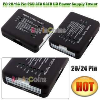 PC 20/24 Pin PSU ATX SATA HD Power Supply Tester  