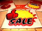   OF 30 NEW STORE SALE DISPLAY PRICE PRICING SIGNS/TAGS! RETAIL SUPPLIES