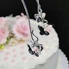 Crystal Butterfly Drops Wedding Cake Jewelry Topper
