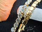 888 clear crystal rhinestone close chain trims golden 5.8 meter