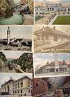 37 Vintage Antique Train Station Depot Postcards