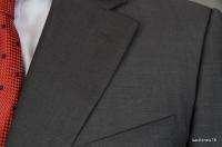   Natural Comfort Italy Wool Mohair Flat Front Gray 48R 48 Suit  