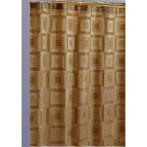  Croscill Metro Fabric Shower Curtain Antique Gold: Home 