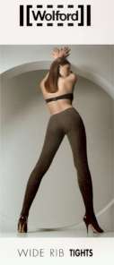 Trend Wolford WIDE RIB WOOL Tights anthracte XS new  