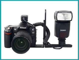 Dual L Flash Bracket for Nikon D7000 D300s D700 D3 D90  