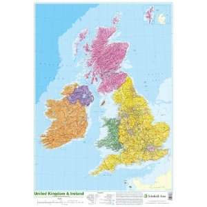  Poster Map of UK & Ireland (9780721709383 