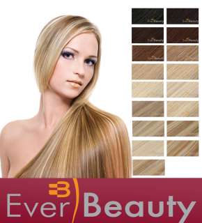   Weft Clip In Human Hair Extensions,7 Pieces, 100% Human Hair  