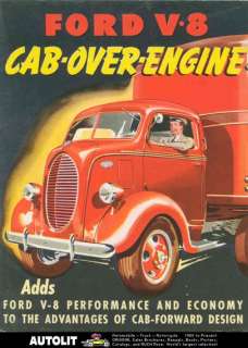 1938 Ford COE Truck Brochure Poster  
