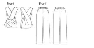   Paper Taffeta. Pants Crepe, Lightweight Double Knit, Lightweight