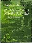 Ludwig van Beethoven 6th & 7th Symphonies (DOVER PUBLICATIONS 1976 