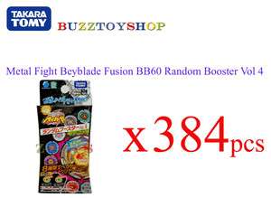 Metal Fight Beyblade Fusion BB60 Random Vol 4 Booster 16 Cartons 