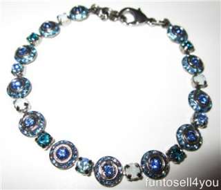 Sorrelli Blue Swarovski Crystal Bracelet NWT Blues  