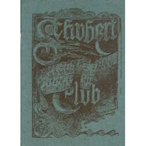   Second Season, First Concert, December 4, 1886 Schubert Club Books