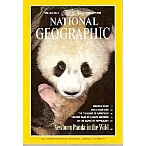   Magazine February 1993 Newborn Panda in the Wild 