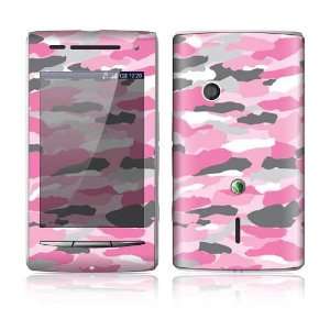  Sony Ericsson Xperia X8 Decal Skin   Pink Camo Everything 