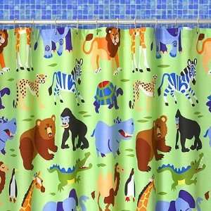 Olive Kids Wild Animals Shower Curtain 