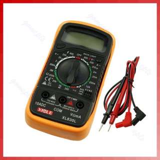 Digital DC/AC LCD Voltmeter Ammeter Multimeter Tester  