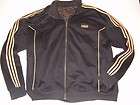 Muhammad Ali Adidas warm up jacket, beautiful photo logos, black w 