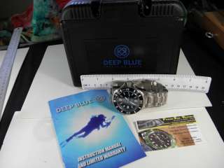 This Deep Blue Master Explorer Dive watch kit comes in the full retail 
