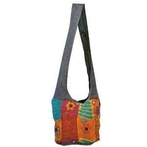   Studios Hippie Slouch Bag, Patchwork Flower Arts, Crafts & Sewing