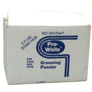    Groom Pro White Grooming Powder Smooth Coats (2.5 lbs): Pet Supplies