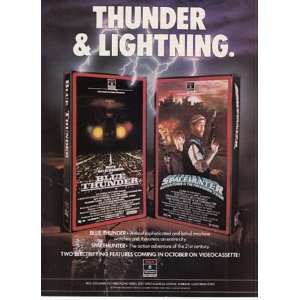   1983 Blue Thunder, Spacehunter Movie Promo Columbia Pictures Books